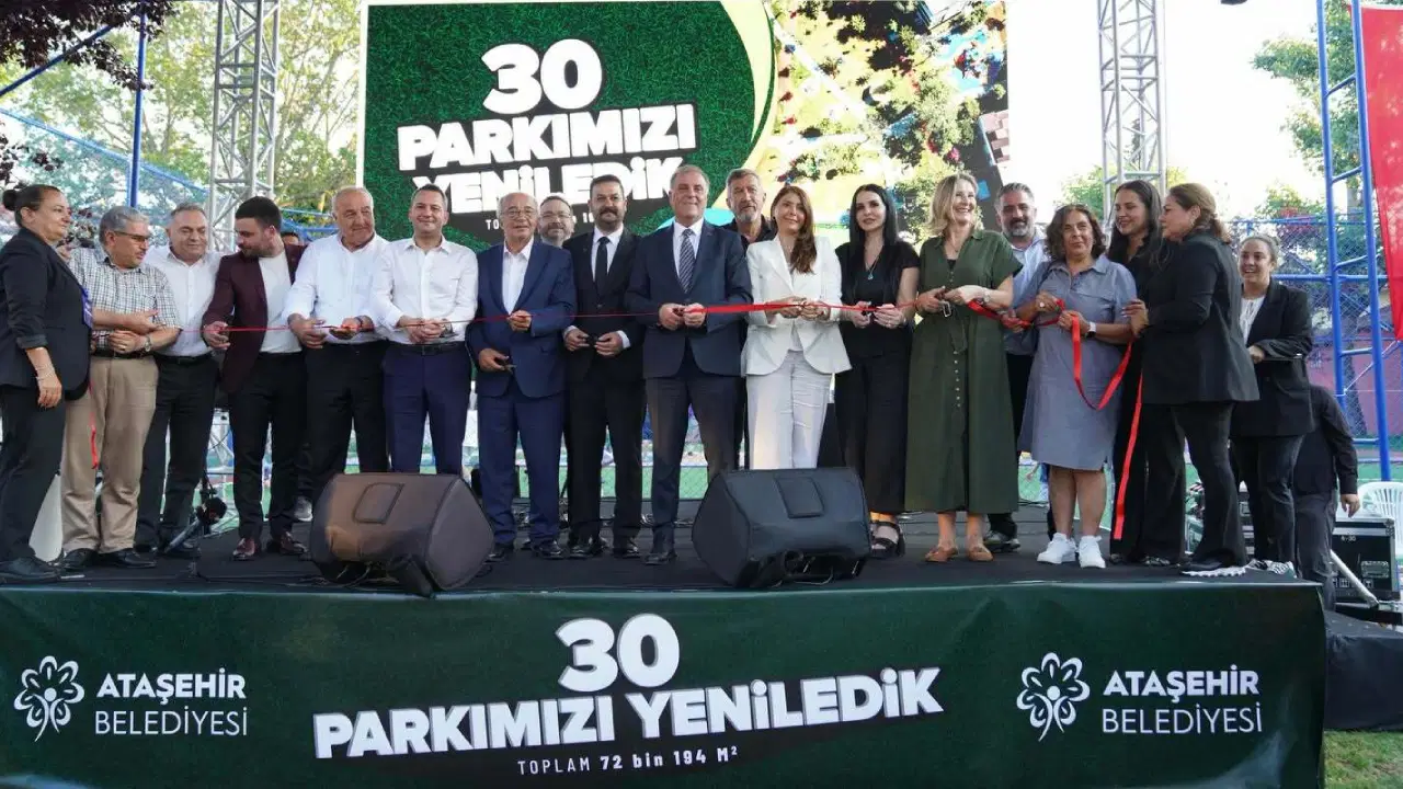 Ataşehir'de 30 Yeni Park Hizmete Açıldı, Başkan Adıgüzel'den Mesaj