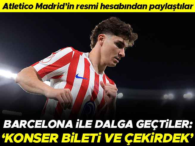 Atletico Madrid'den Barcelona'ya Alvarez göndermesi