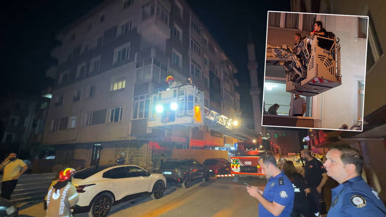 Avcılar'da 5 katlı binada merdiven çöktü: Tahliye edildi