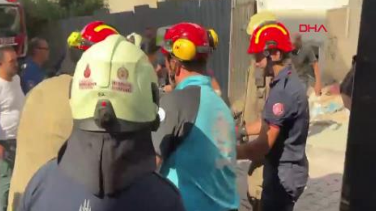 Avcılar'da metruk binada kiriş çöktü: işçi enkaz altında kaldı