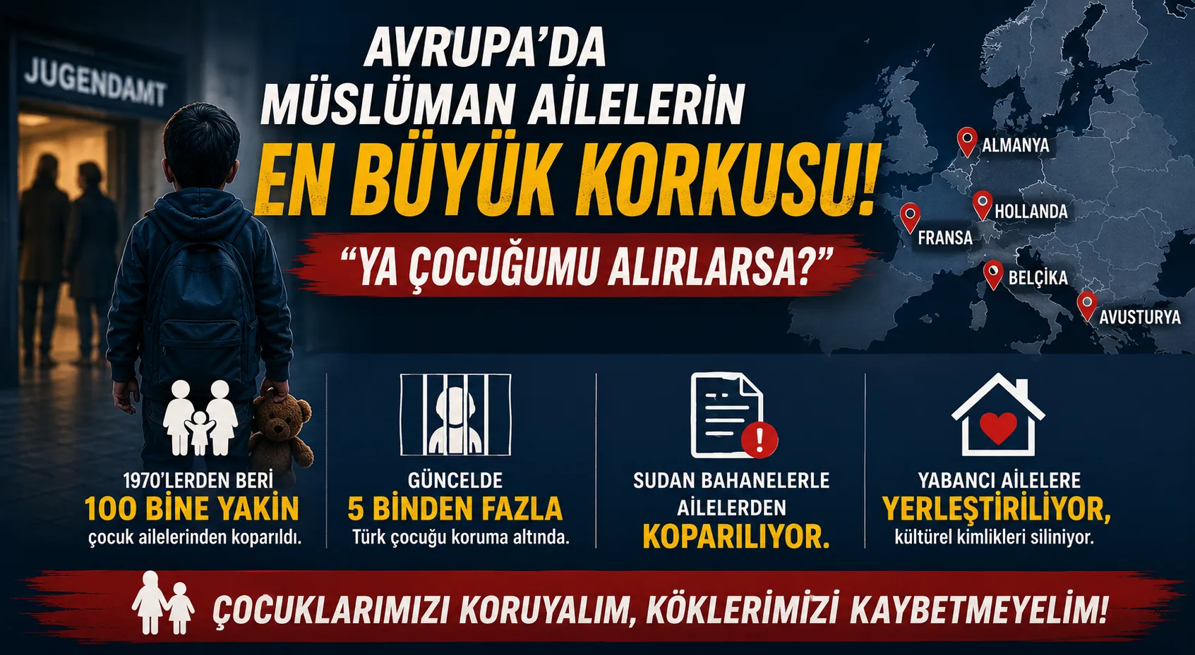 Avrupa'da Müslüman çocukları hedef alan koruma sistemi
