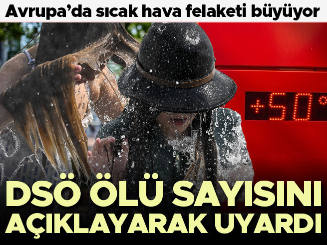 Avrupa'da sıcak hava dalgası: 1300'den fazla ölü