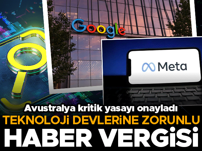 Avustralya'dan teknoloji devlerine vergi şartı: Haber yasası kabul edildi