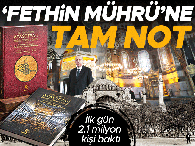 Ayasofya'nın 6. Yıl Dönümünde Özel Eser: 'Fethin Mührü