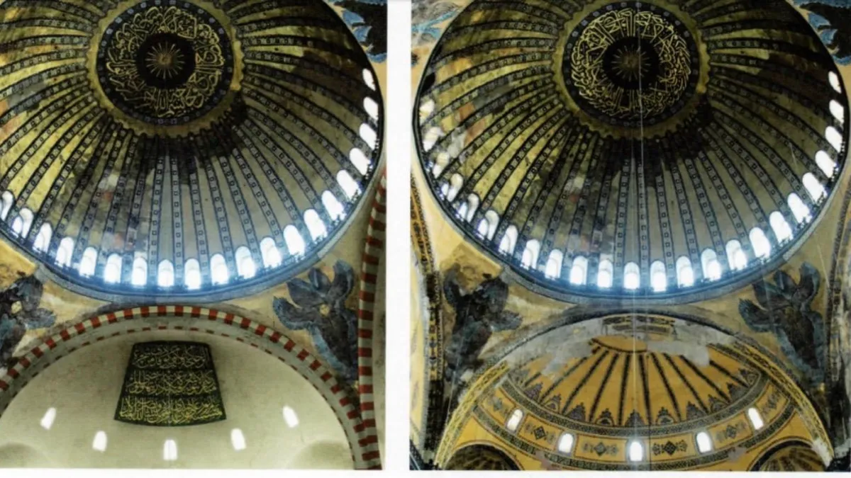 Ayasofya'da 1500 Yıllık Miras İçin Kritik Restorasyon: Doğu Yarım Kubbeye Çelik Platform