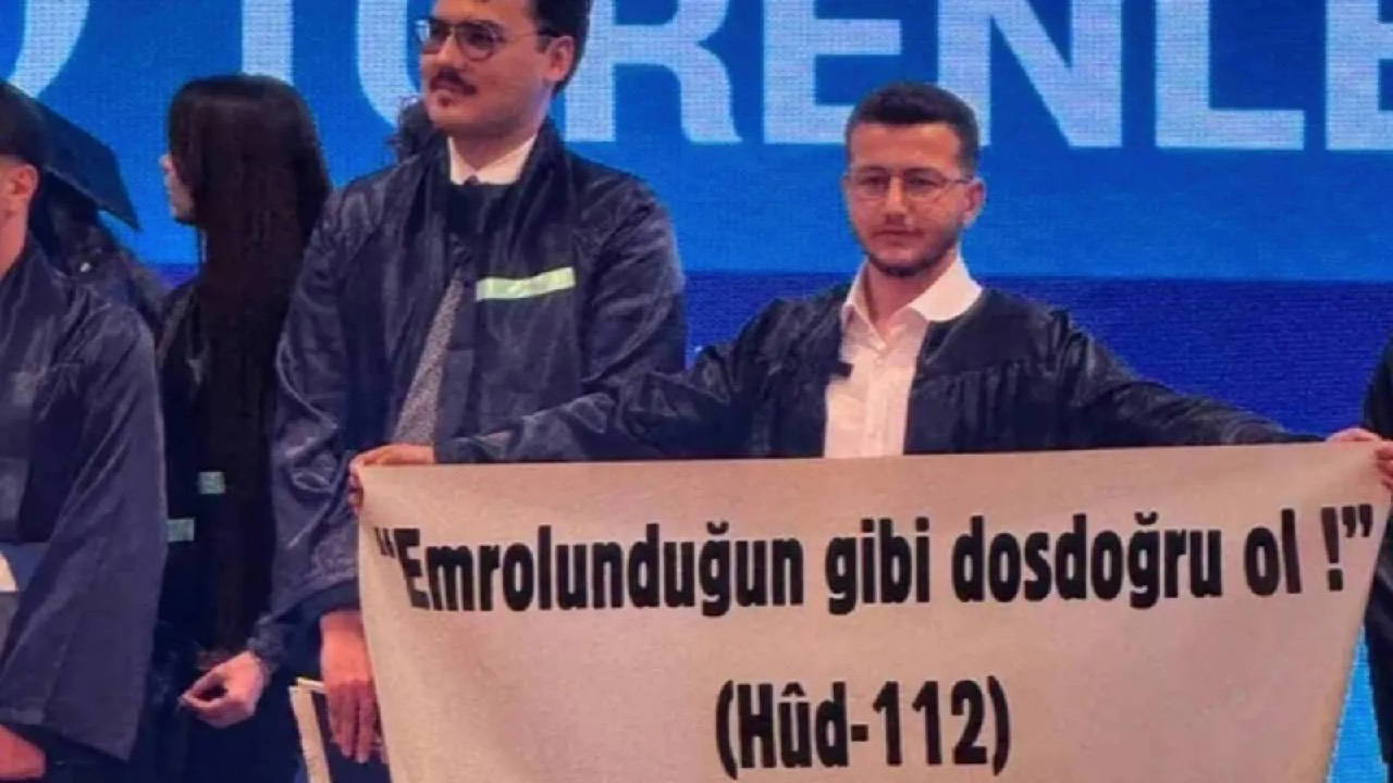 Ayetli pankartla gündeme gelmişti: Yeditepe mezunu Mustafa Malo tutuklandı