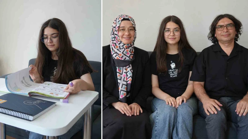 Aynı aileden ikinci kez LGS Türkiye birincisi