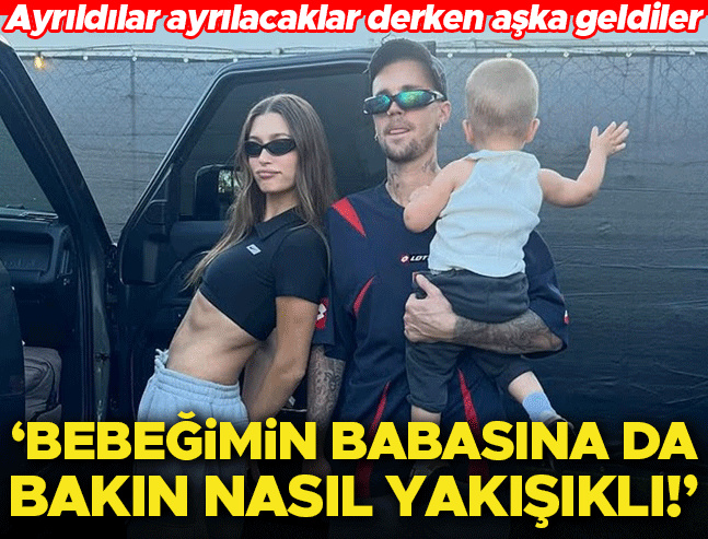 Ayrıldılar derken aşka geldiler: 'Bebeğimin babası çok yakışıklı