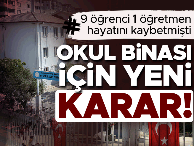 Ayser Çalık Ortaokulu binası Valilik kararıyla İlçe Milli Eğitim Müdürlüğü oldu
