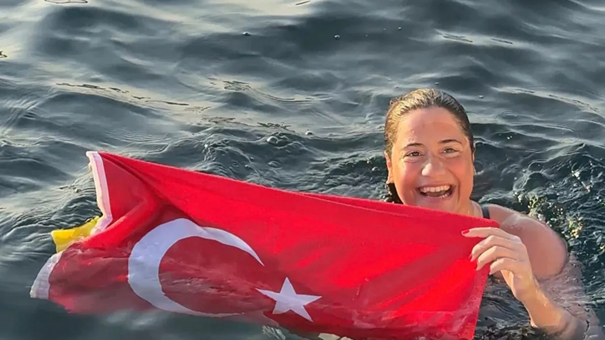 Aysu Türkoğlu, Tsugaru Kanalı'nı geçerek tarihe geçti