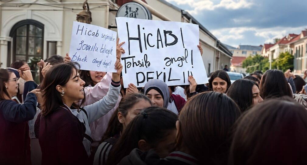 Azerbaycan'da Başörtüsü Krizi: Okullarda Yeni Düzenleme Protestolara Yol Açtı