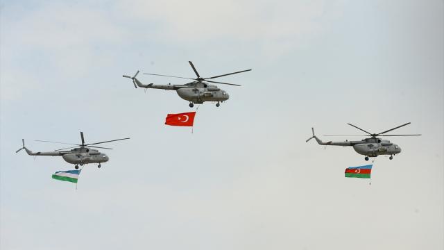 Azerbaycan, Türkiye ve Özbekistan Ortak Tatbikatı Tamamlandı