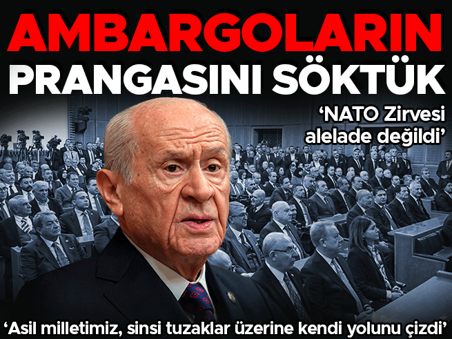 Bahçeli'den grup toplantısında kritik açıklamalar
