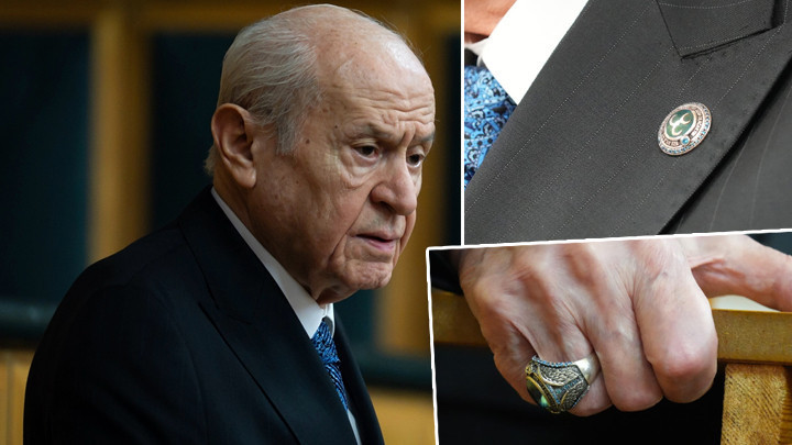 Bahçeli'nin yüzüğü ve rozeti ne anlama geliyor