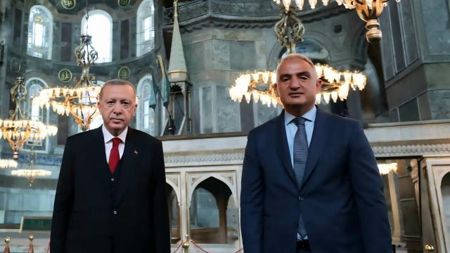 Bakan Ersoy'dan Ayasofya'nın 6. yıl mesajı
