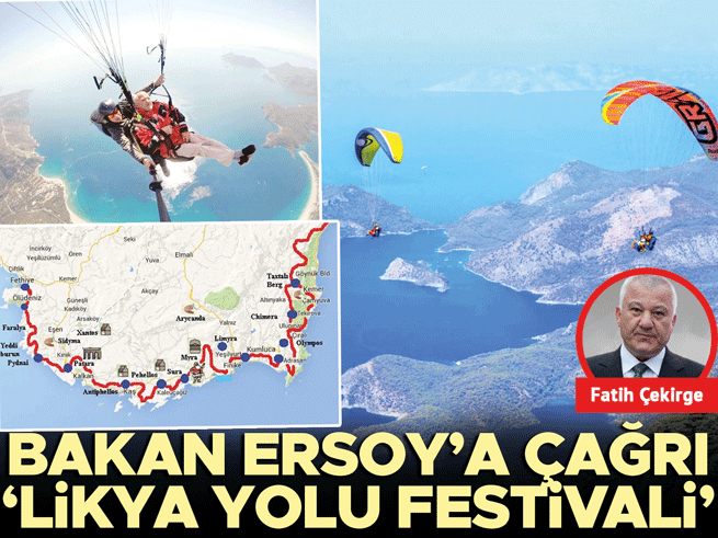 Bakan Ersoy'a Likya Yolu Festivali Çağrısı
