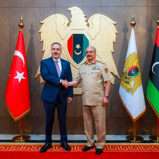 Bakan Fidan Bingazi'de Hafter ile görüştü