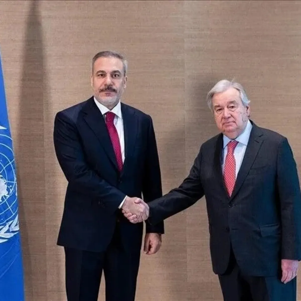 Bakan Fidan, BM Genel Sekreteri Guterres ile Suriye ve Kıbrıs'ı Görüştü
