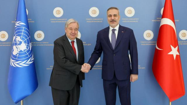 Bakan Fidan'dan BM Genel Sekreteri Guterres'le kritik telefon görüşmesi