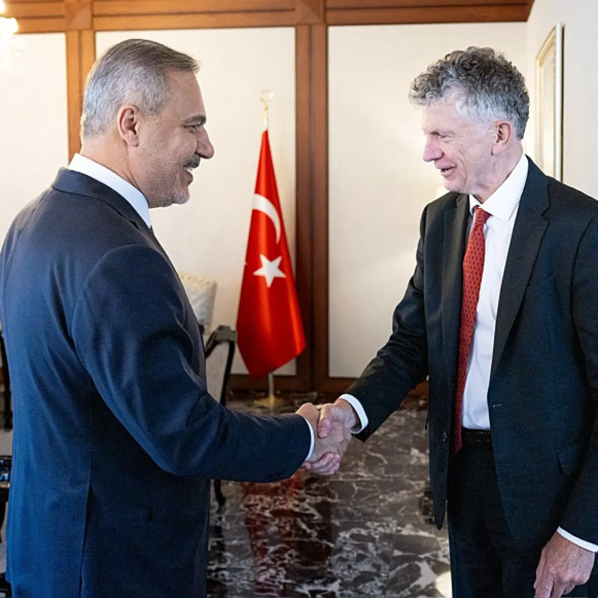 Bakan Fidan, Birleşik Krallık Ulusal Güvenlik Danışmanı Powell'ı Ankara'da Ağırladı