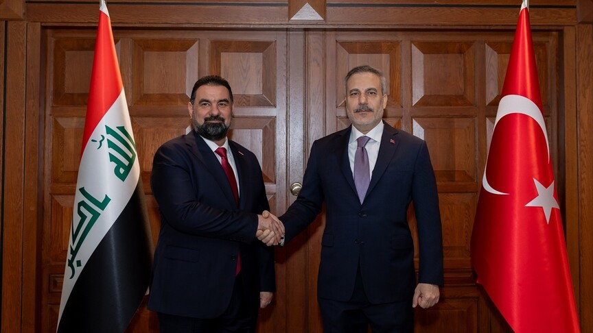 Bakan Fidan, Irak Meclis Başkanı Halbusi ile Ankara'da Görüştü