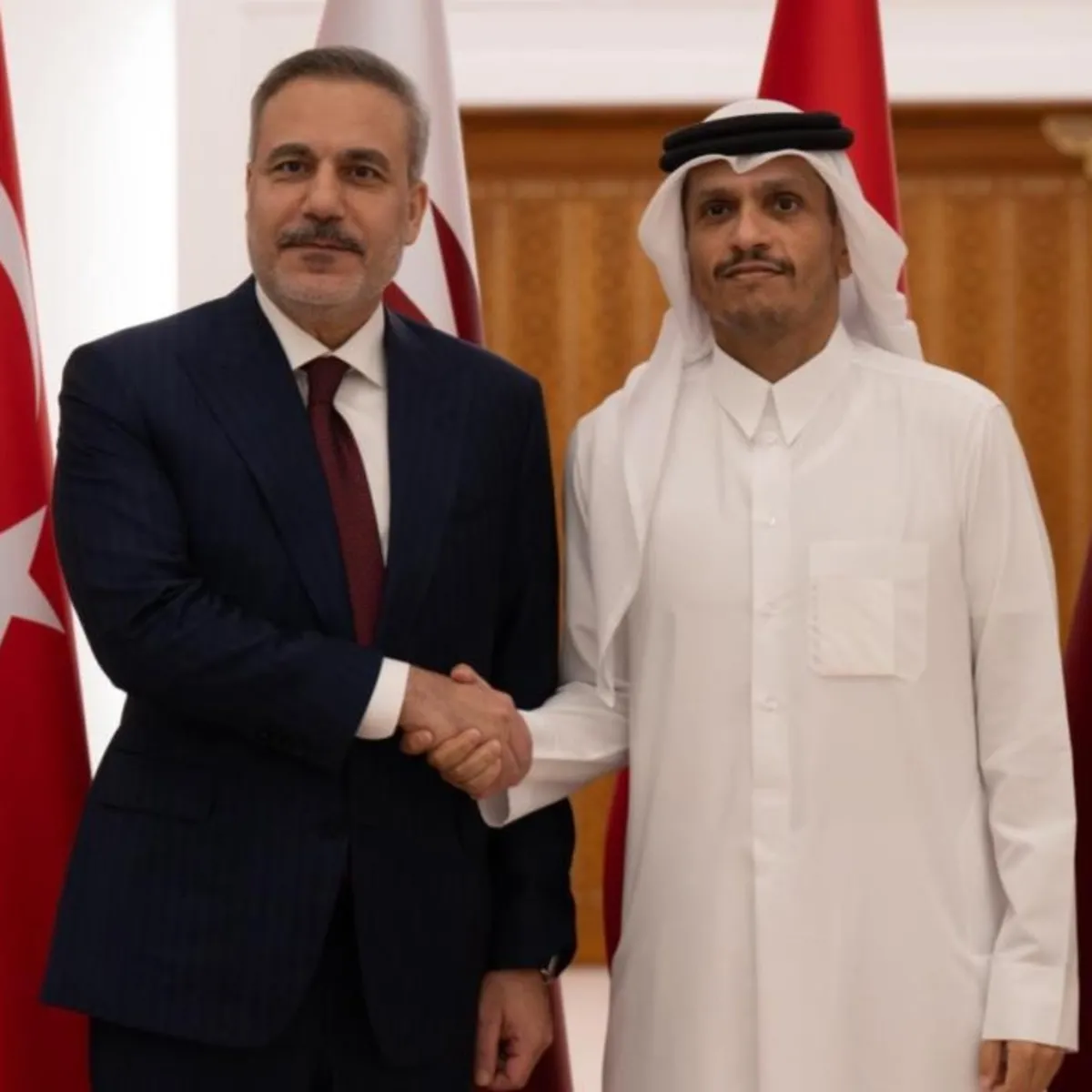 Bakan Fidan Katar Başbakanı Al Sani ile Görüştü