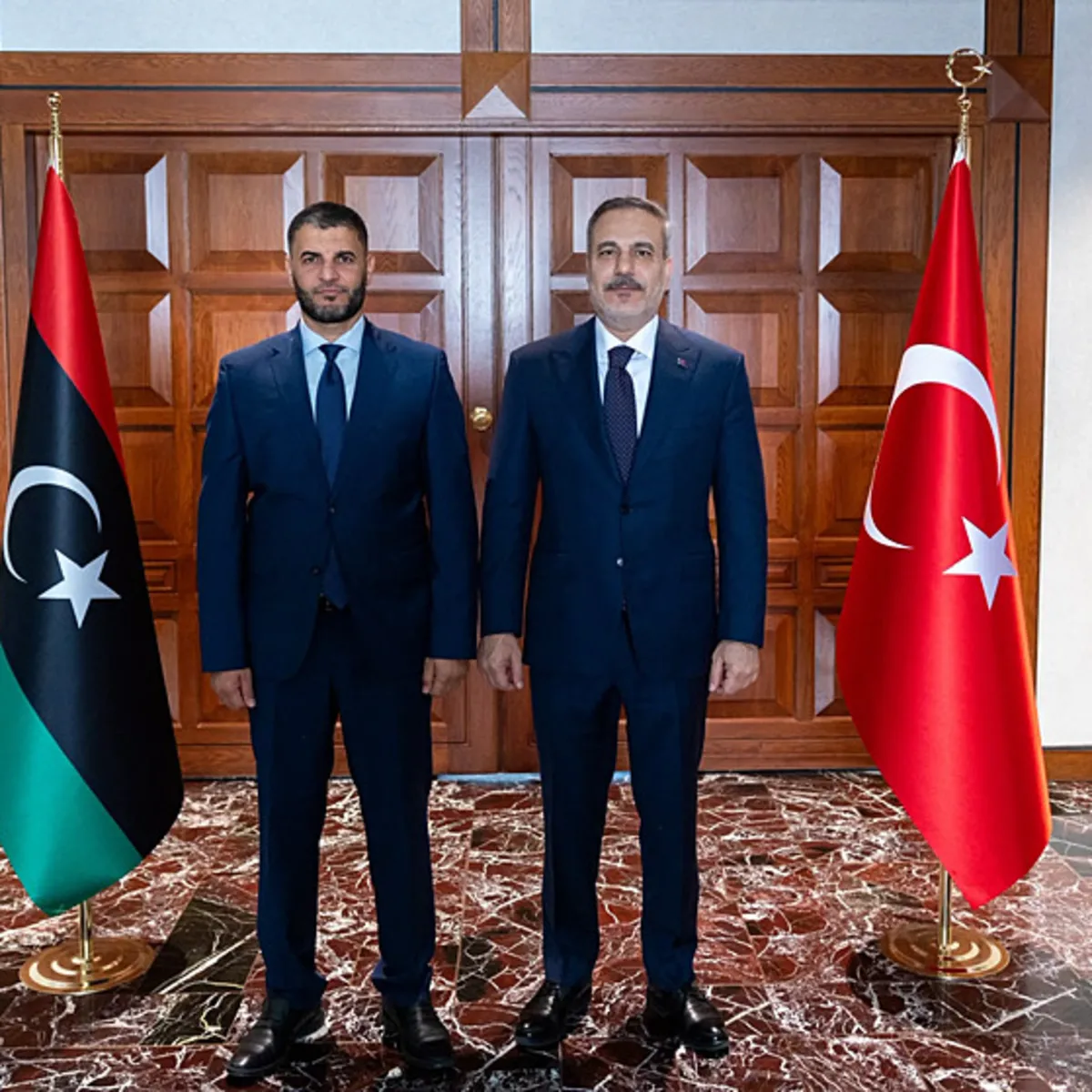 Bakan Fidan, Libya İçişleri Bakan Vekili Trabelsi ile Görüştü