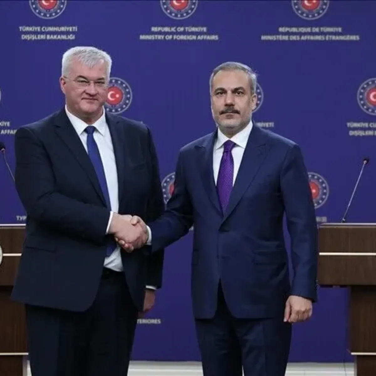Bakan Fidan, Ukraynalı Mevkidaşı Sibiha ile Görüştü