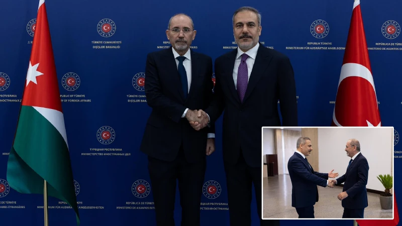 Bakan Fidan ve Ürdünlü Mevkidaşı Bölgesel Konuları Ele Aldı