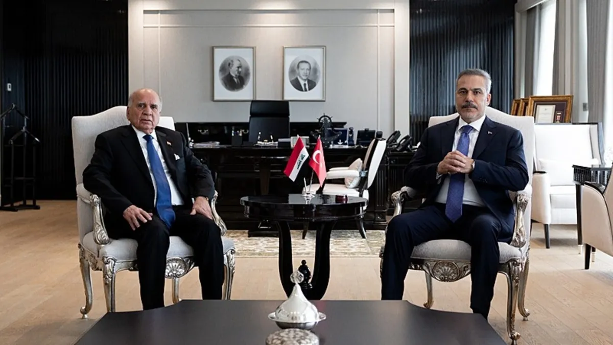 Bakan Fidan ve Irak Dışişleri Bakanı Ankara'da Kritik Görüşme Yaptı