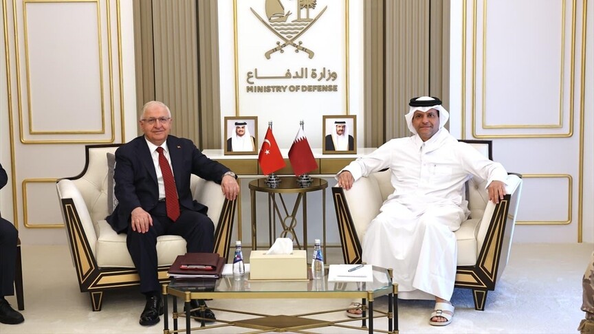 Bakan Güler, Katarlı mevkidaşı Al Sani ile bir araya geldi