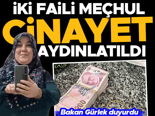 Bakan Gürlek: 2 faili meçhul cinayet aydınlatıldı