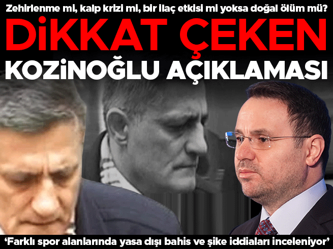 Bakan Gürlek'ten Kaşif Kozinoğlu Soruşturmasına Açıklama
