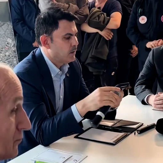 Bakan Kurum Ayazağa'da inceleme yaptı, Erdoğan'la telefonda görüştü