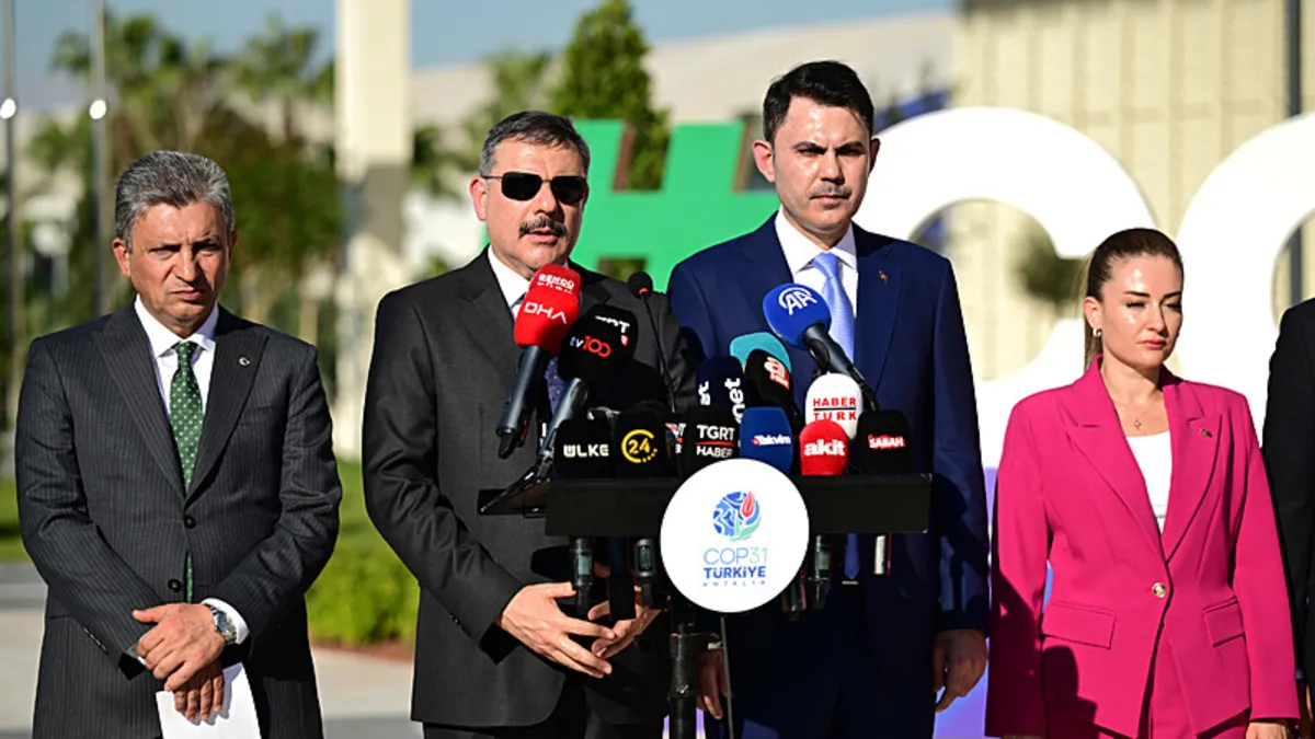 Bakan Kurum COP31 alanında: Ekonomiye 4 milyar dolarlık hareket
