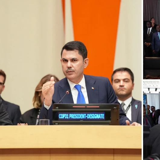 Bakan Kurum COP31 Eylem Gündemi'ni BM'de açıkladı