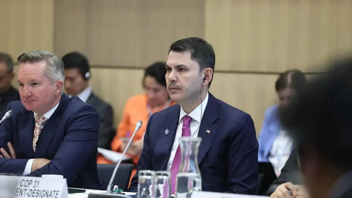 Bakan Kurum'dan COP31 Vizyondünyaya Açılımı