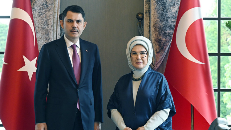 Bakan Kurum, Emine Erdoğan ile çevre projelerini ve COP31 hazırlıklarını ele aldı