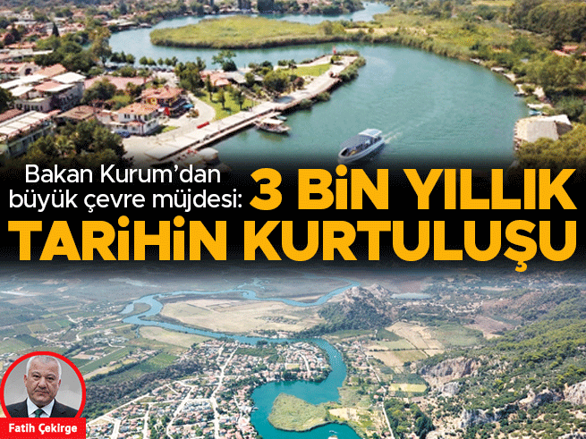 Bakan Kurum'dan Fethiye'de 3 Bin Yıllık Tarih Müjdesi