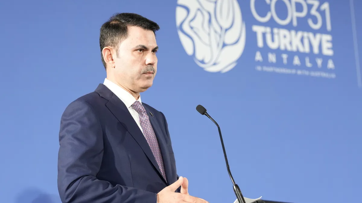 Bakan Kurum'dan İklim Finansmanı İçin 4 Maddelik Yol Haritası