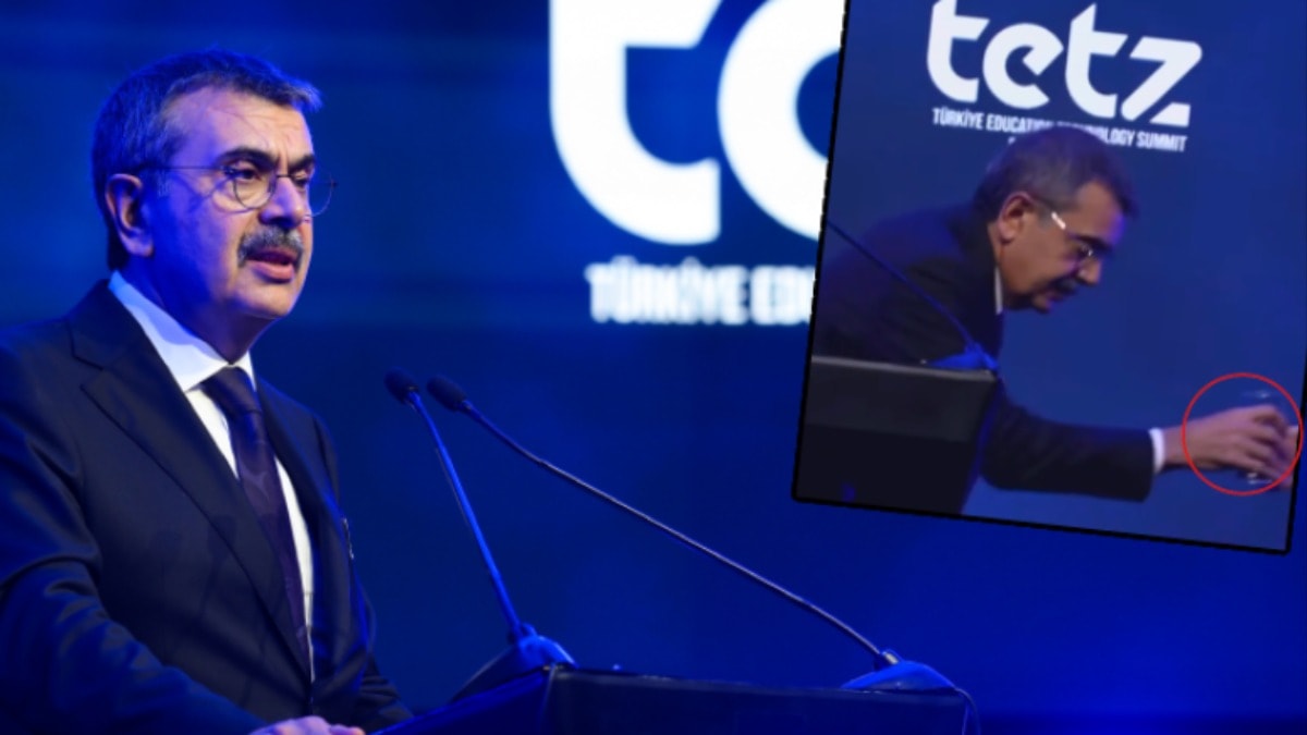 Bakan Tekin'in 'çömelme' pozu: Öğretmen eylemlerine tepki mi, dans mı