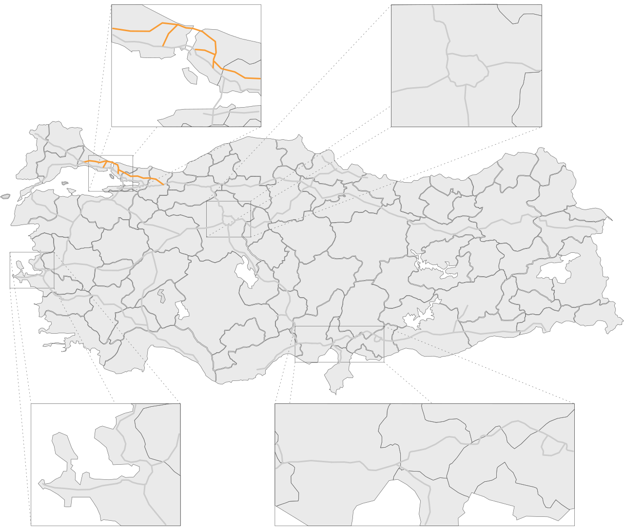 Bakan Uraloğlu Başakşehir-Nakkaş Otoyolu kesiminde incelemelerde bulundu