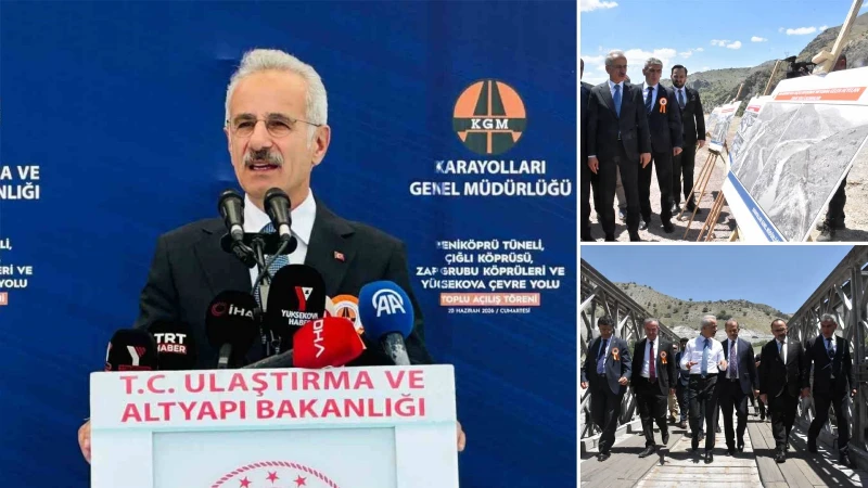 Bakan Uraloğlu: 'Girilmez denilen vadilerde tüneller açılıyor