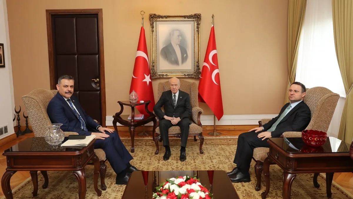 Bakanlardan Bahçeli'ye kritik ziyaret: Tek gündem Adalet yürüyüşü