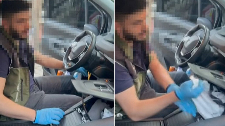 Bakırköy'de polis aracında 187 gram kokain bulundu