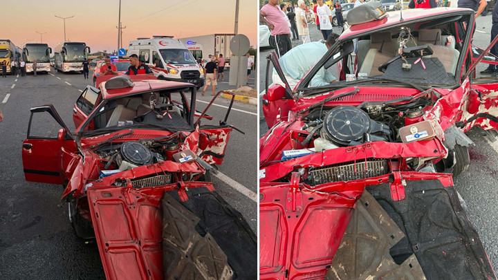 Balıkesir'de kavşakta otomobiller çarpıştı: 2 ölü, 3 yaralı