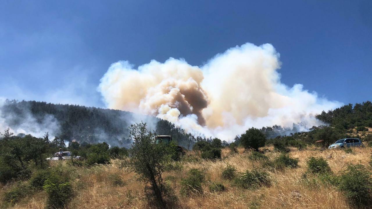 Balıkesir Kepsut’ta Orman Yangını: Havadan ve Karadan Müdahale Sürüyor