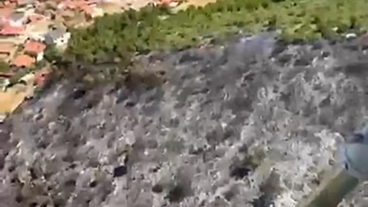 Balıkesir'deki Orman Yangınına 4 Helikopterle Müdahale