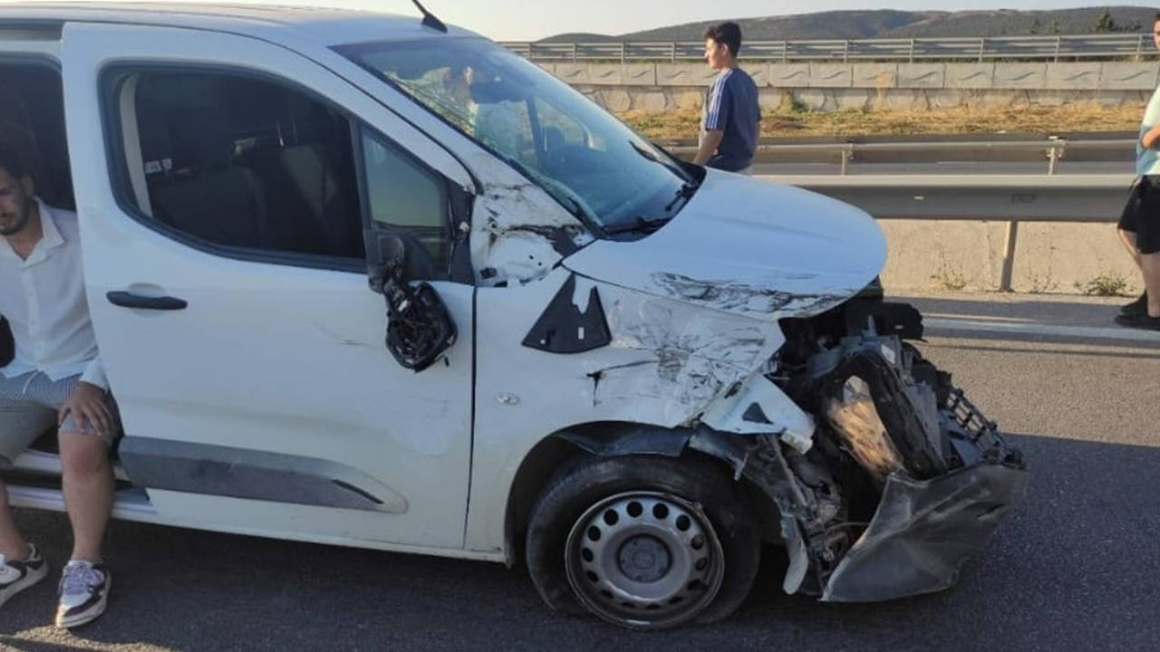 Balıkesir Yolunda Zincirleme Kaza: 1 Yaralı