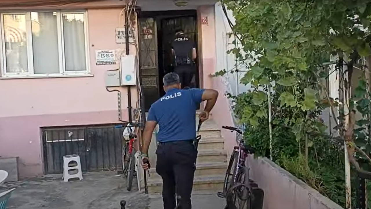 Balkonda rastgele ateş açan şüpheli polis tarafından gözaltına alındı
